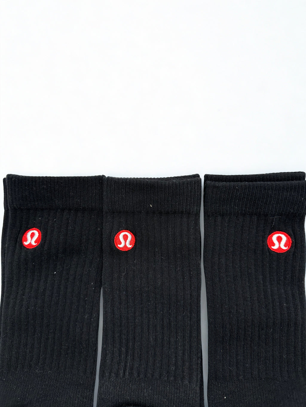 $2/Pair 3 Pairs Lululemon Unisex Daily Essential Crew Socks - M/L