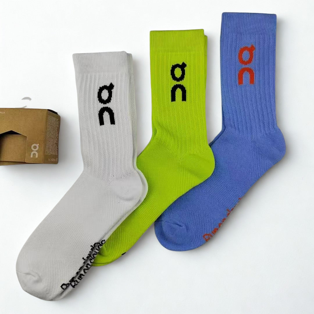 3 Pairs NWT On Cloud Socks Half-Calf Size Large Unisex