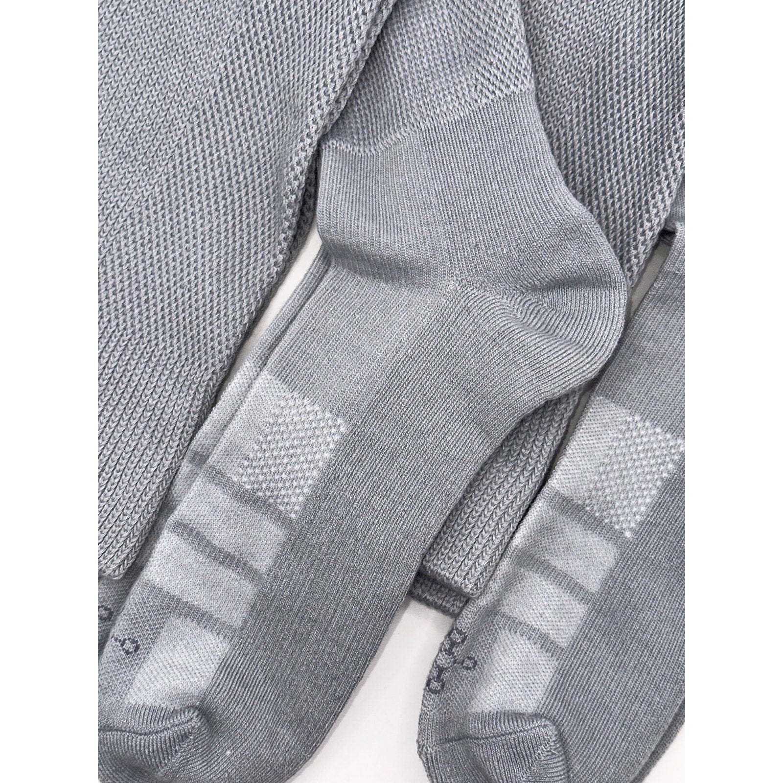 Tommie Copper Knee High Compression Socks 2 Pairs - Dark Gray L-XL