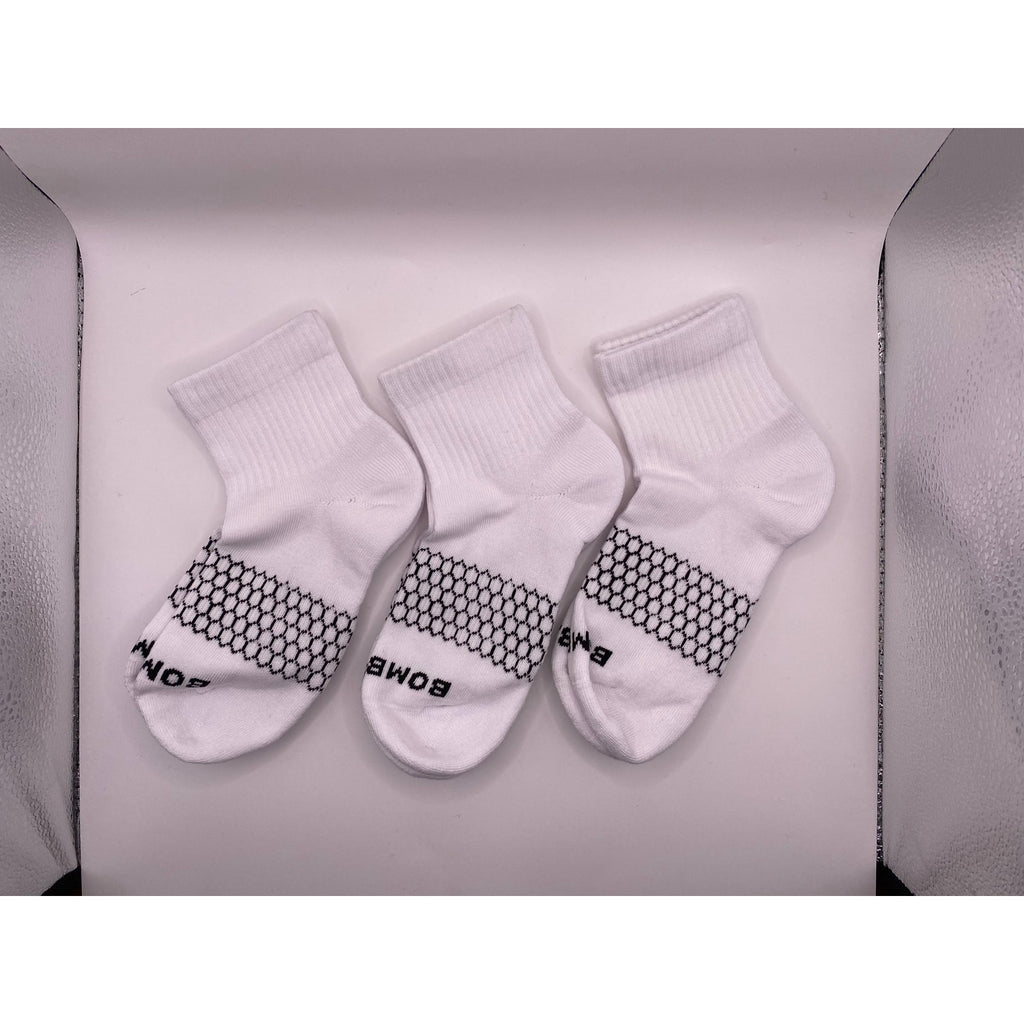 Bombas 3 pairs Junior Kids Sock (5-8 years old)  Size Y
