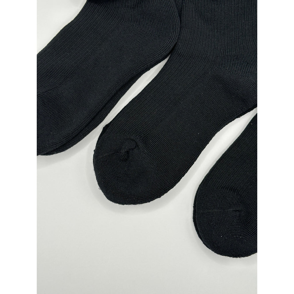 3 Pairs Alo Yoga Women's Lettuce Edge Sock M/L fits sizes 8 – 11 Black