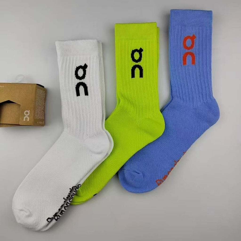 3 Pairs NWT On Cloud Socks Half-Calf Size Large Unisex