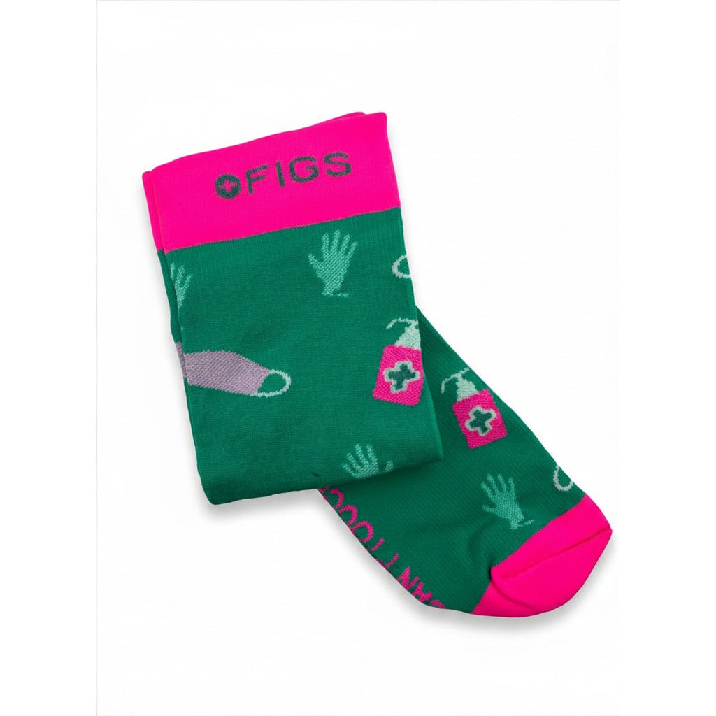 1 Pair FIGS Compression Socks Size Medium