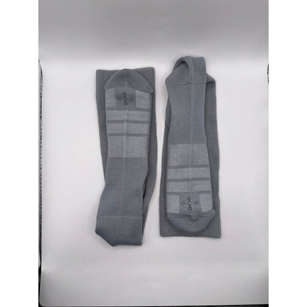 Tommie Copper Knee High Compression Socks 2 Pairs - Dark Gray L-XL