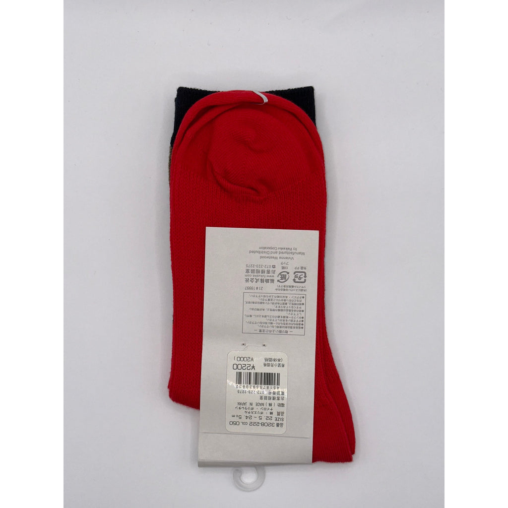 4 Pairs Vivienne Westwood Women's Socks, Medium US Size 6-9