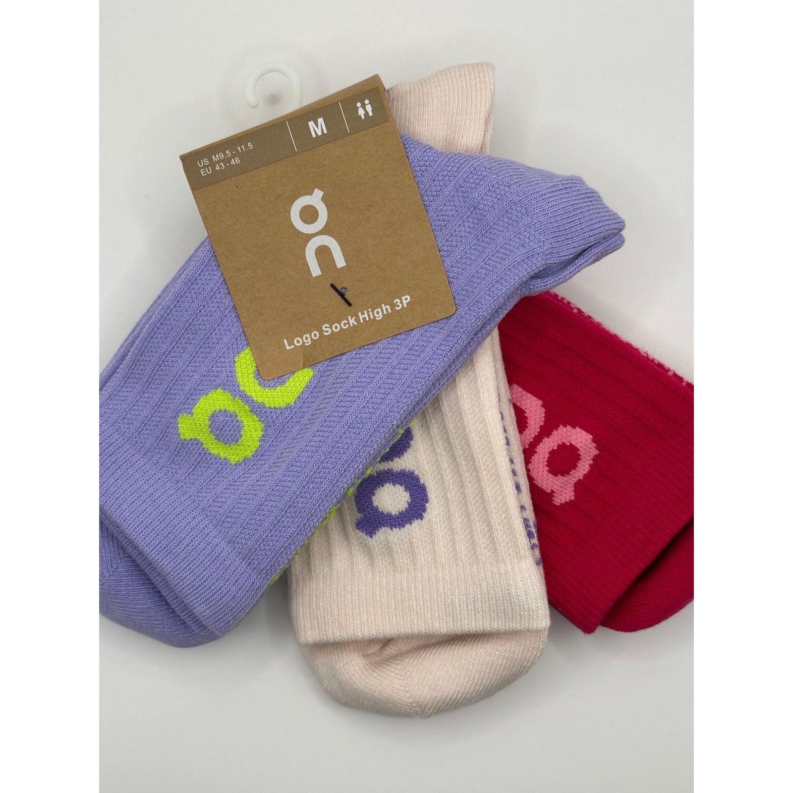 3 Pairs NWT On Cloud Socks Half-Calf Size Medium Unisex