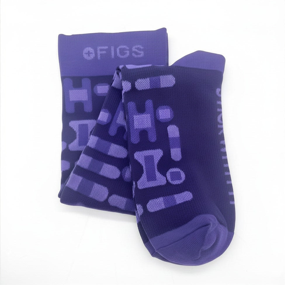 1 Pair FIGS Compression Socks Size Medium